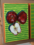 2.5 Apples (original mini painting)