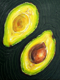 2 Avocado halves (print)