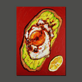 Avocado on toast (art print)
