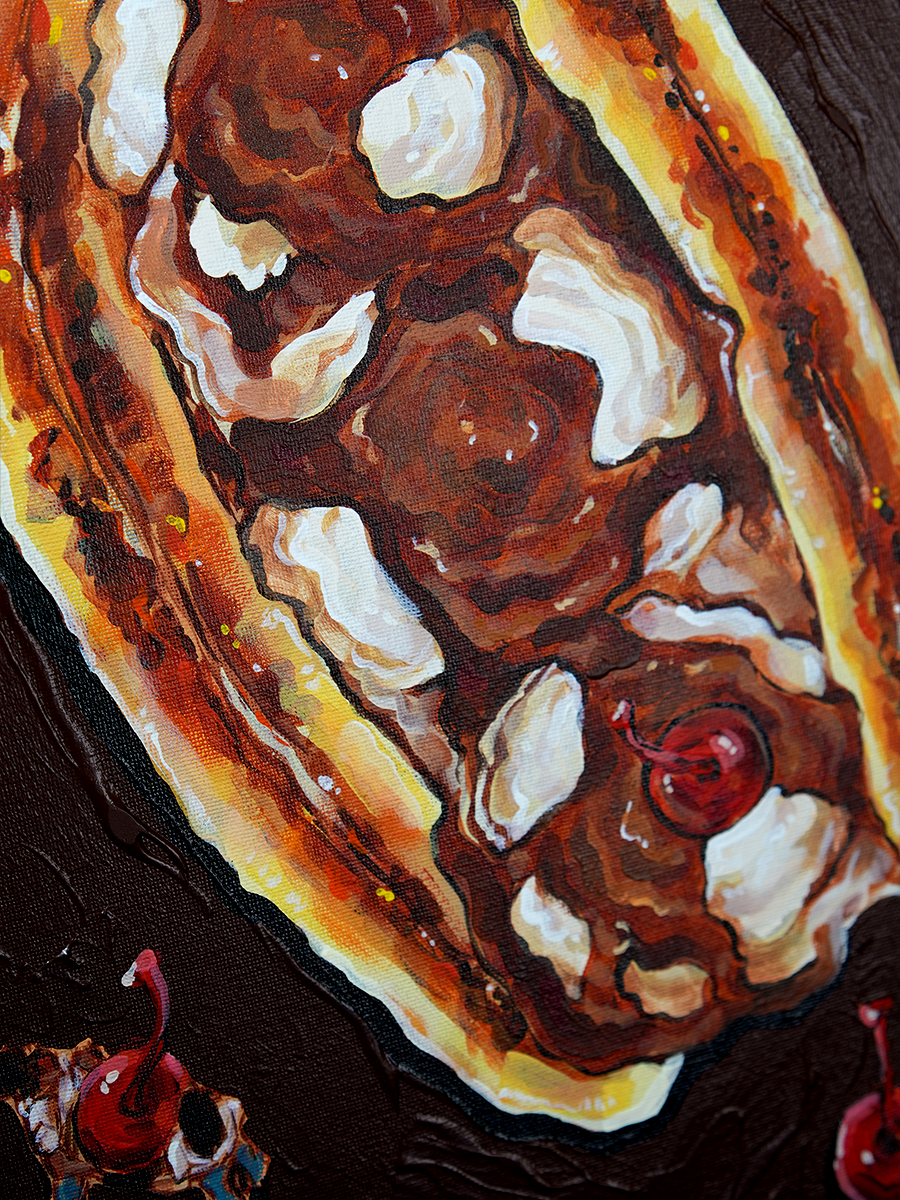 Cherry helpers (original painting)