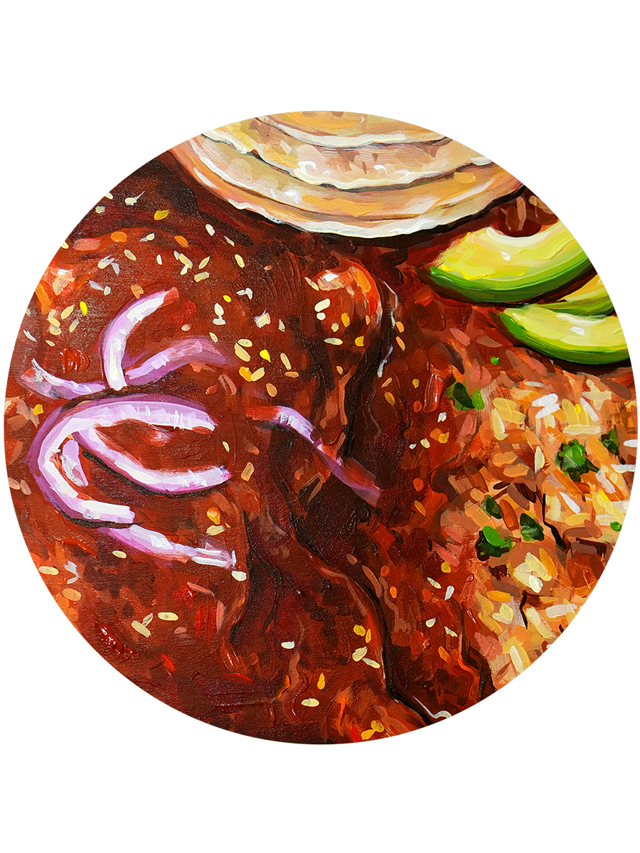 Mole poblano (original painting)