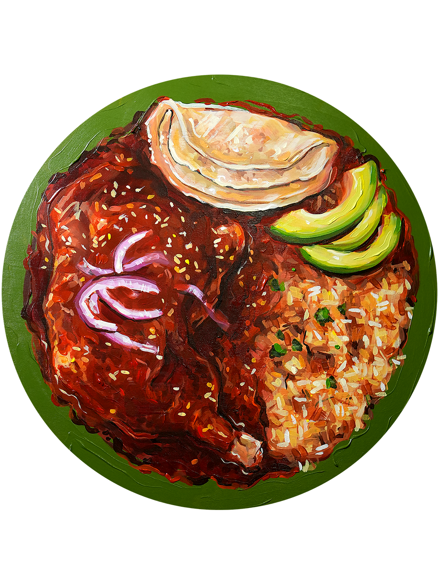 Mole poblano (original painting)