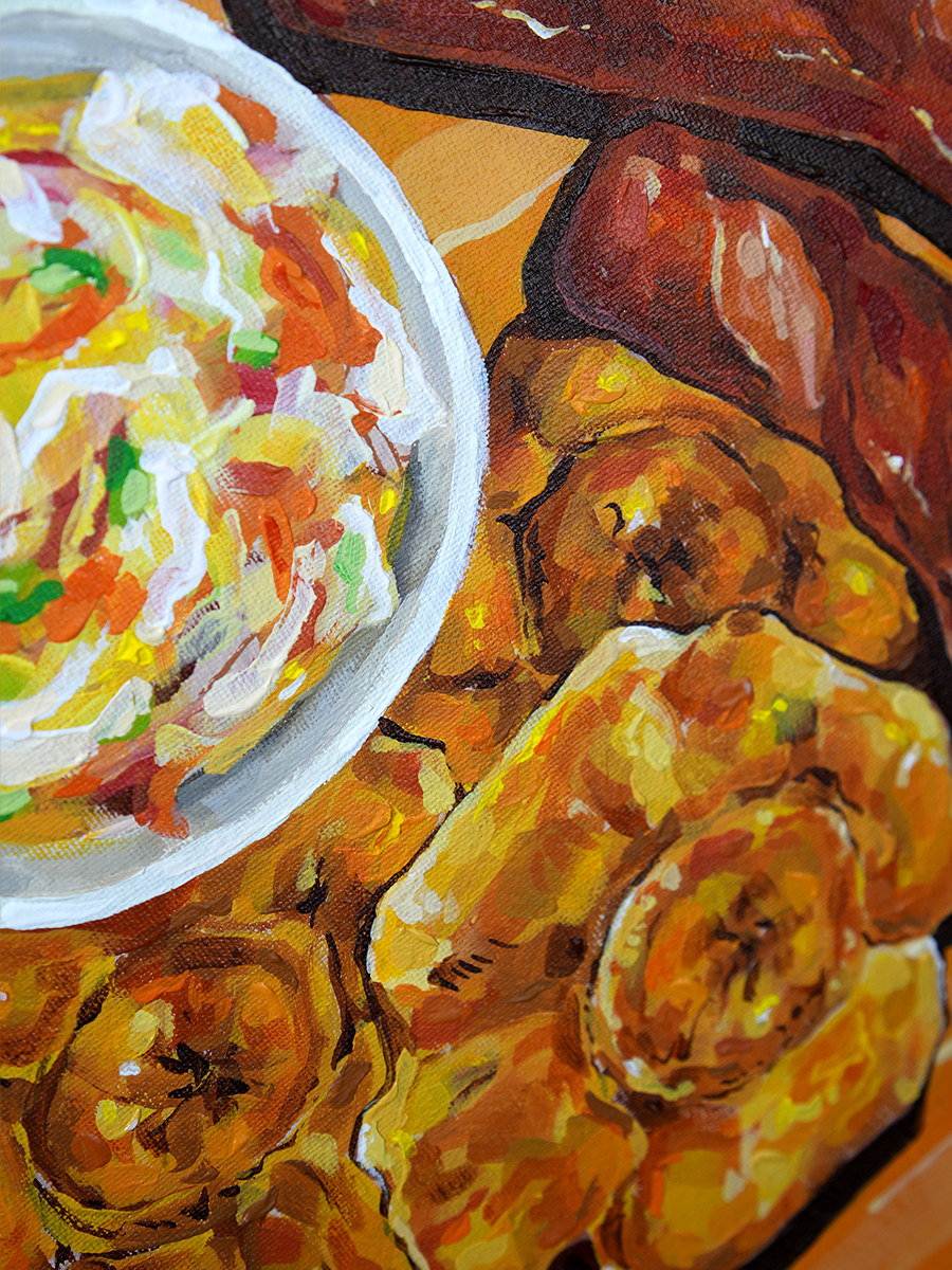 Plaintains and Hotdogs (print)