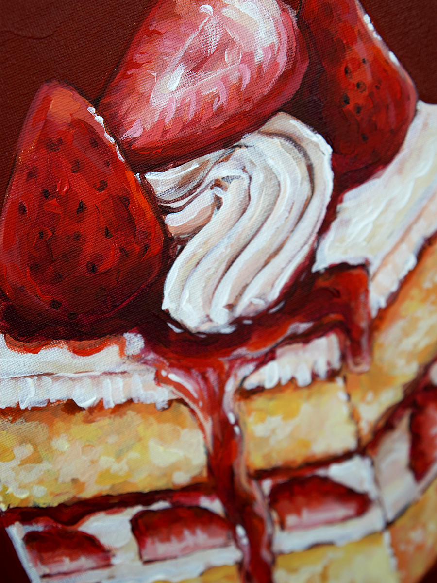 Strawberry shortcake (original painting)