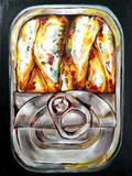 Tinned sardines (original painting)