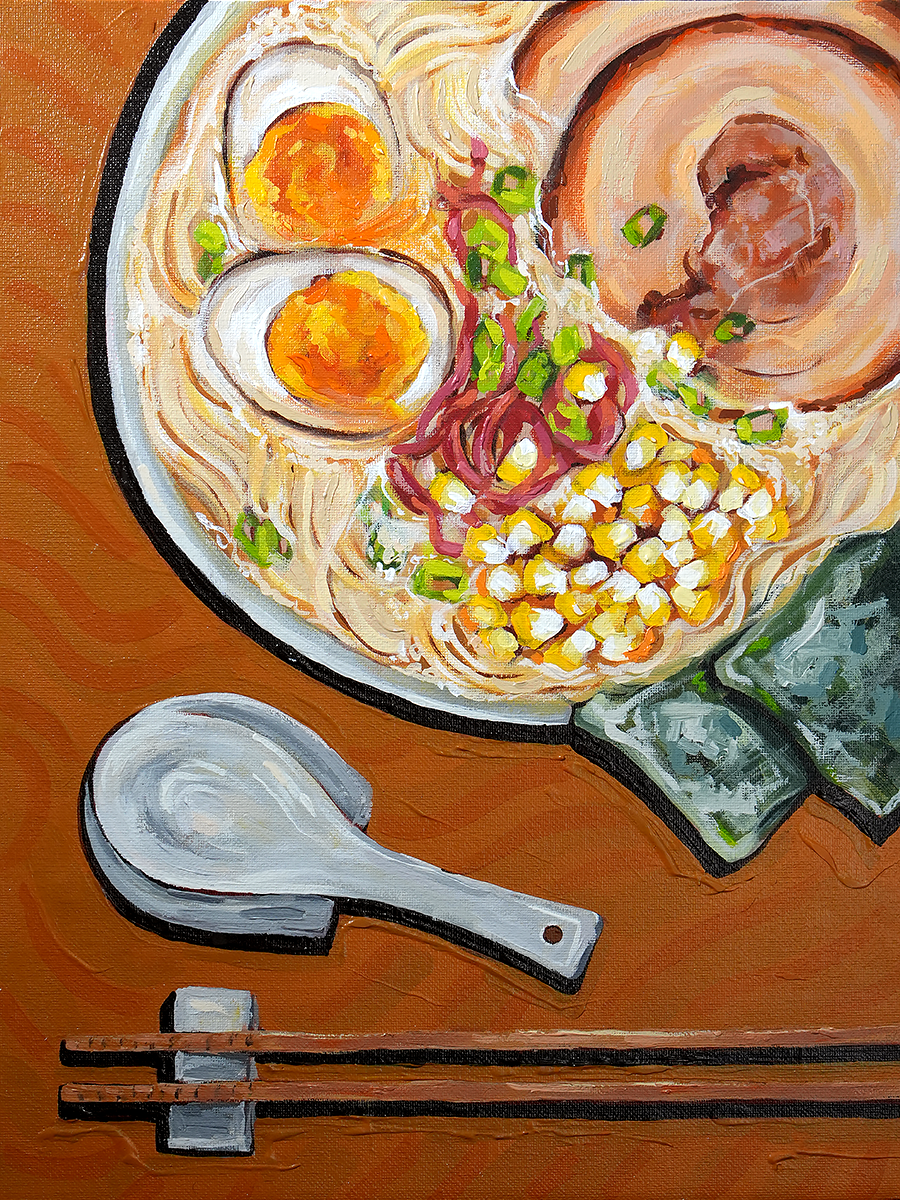 Tonkotsu ramen (print)