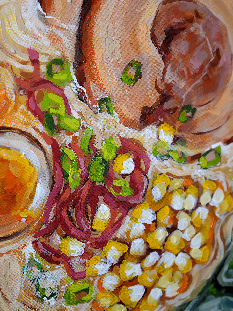 Tonkotsu ramen (original painting)