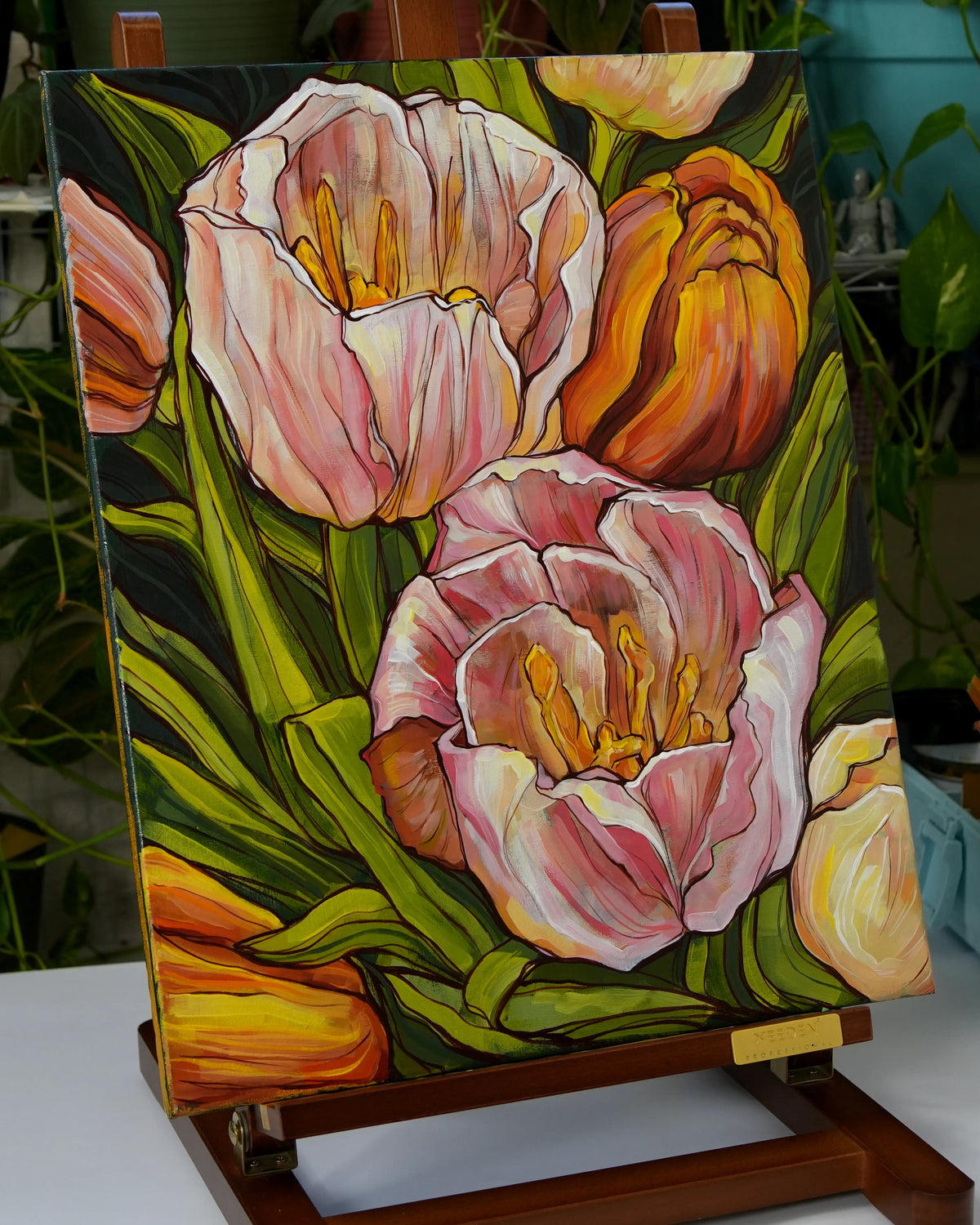 Blooming together (original painting)