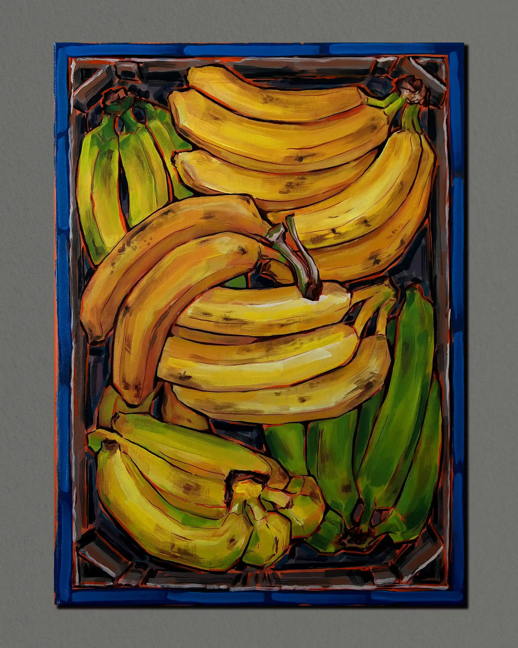 Crate of bananas (original painting)