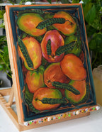 Crate of mangoes (original painting)