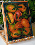 Crate of mangoes (original painting)