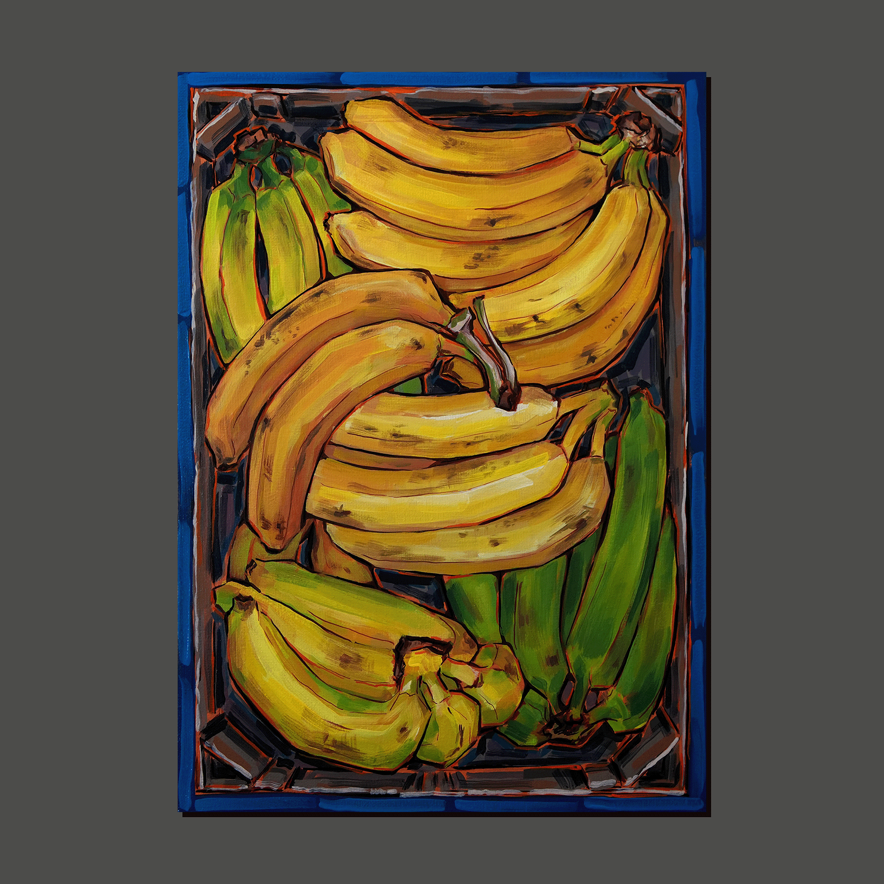 Crate of bananas (art print)