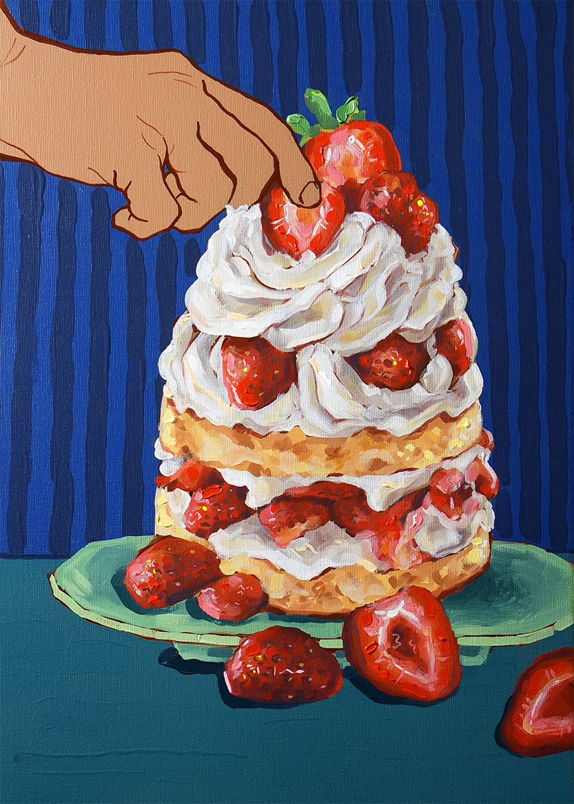 Indulgent berries (print)