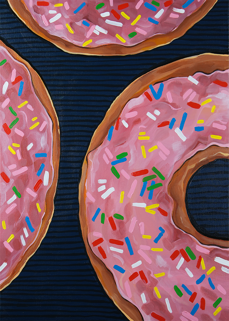 Infinite donuts (original paintings)