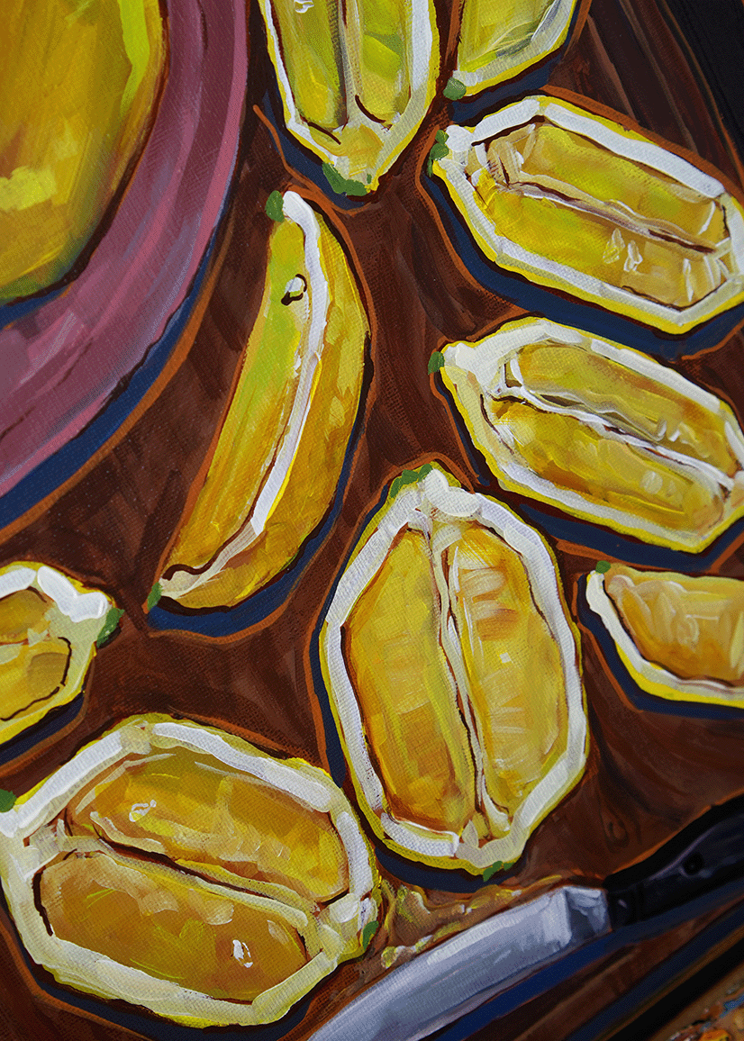 Lemon slices (art print)