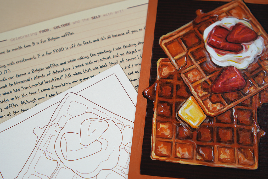 F is for FOOD Past edition: B is for Belgian waffles