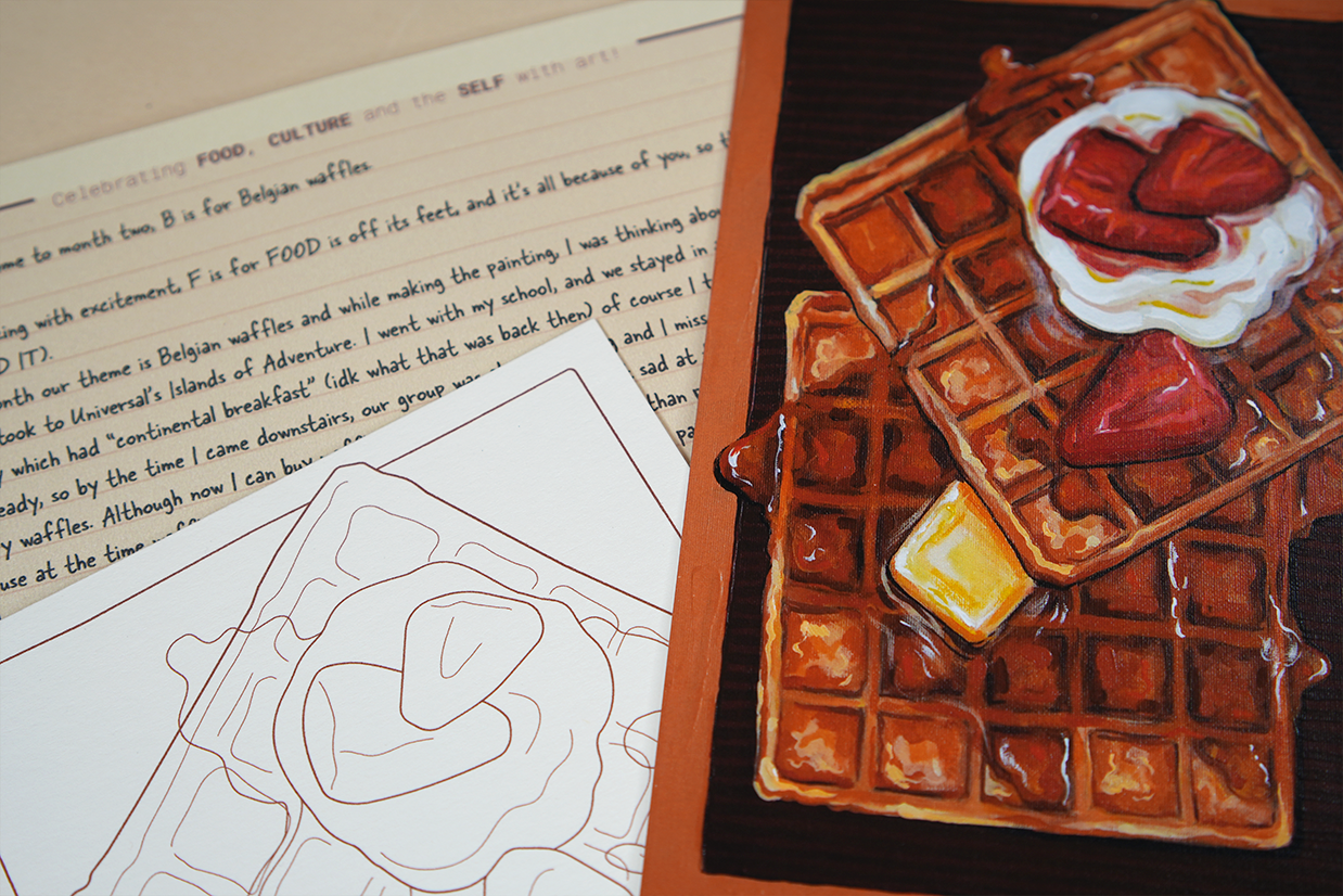 F is for FOOD Past edition: B is for Belgian waffles