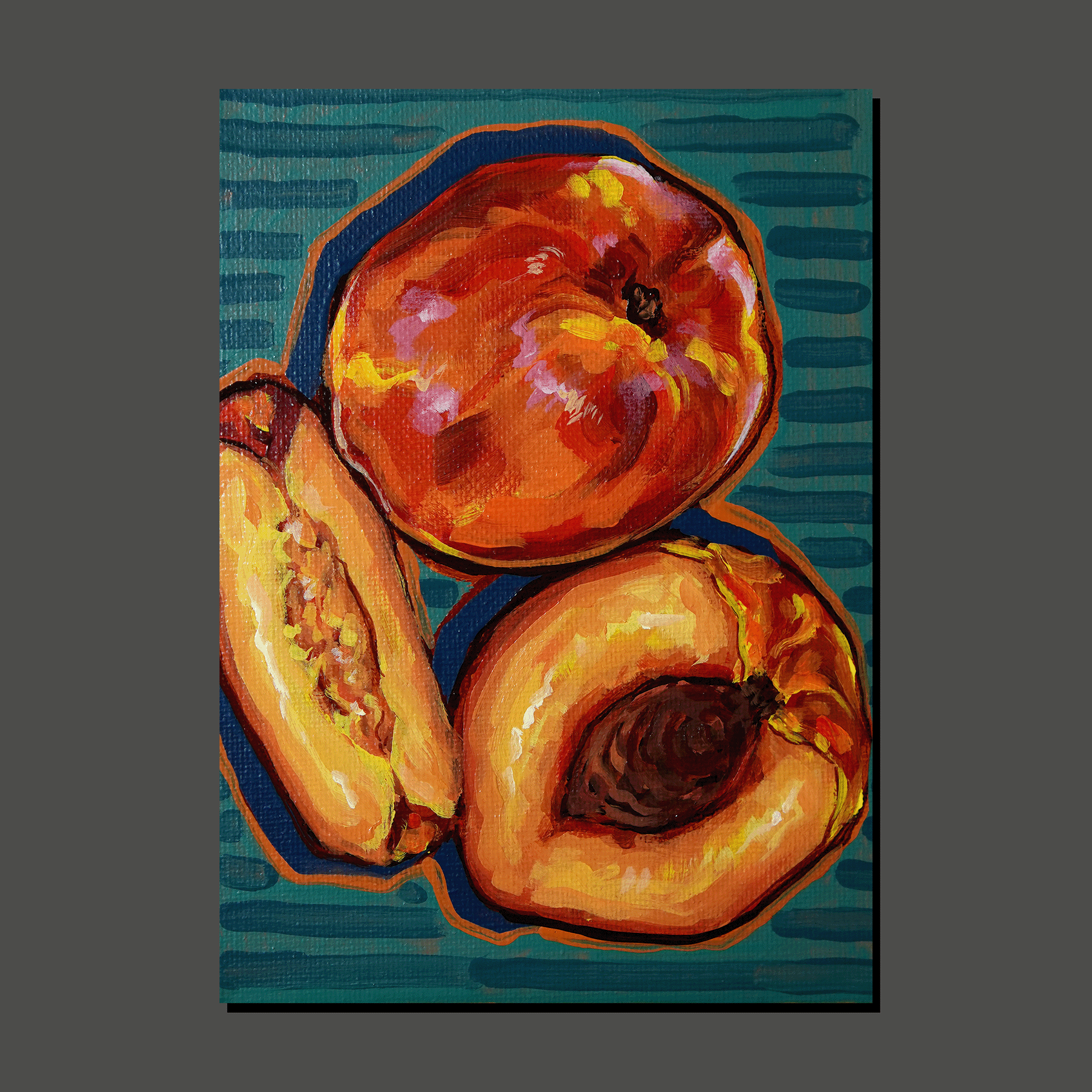 1.75 Nectarines (art print)