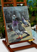 Observations of a pigeon (original painting)