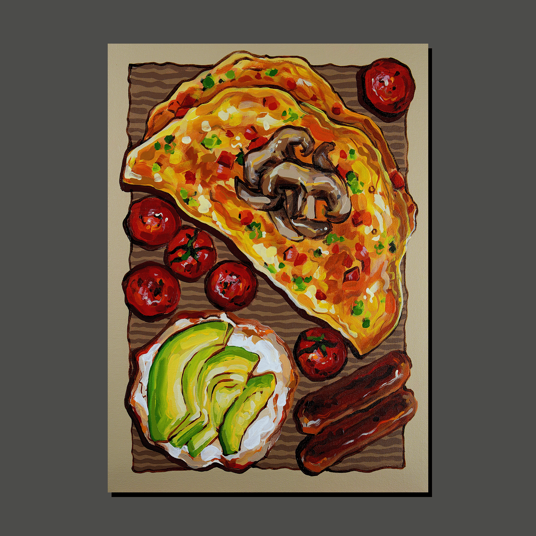 Morning omelette (art print)