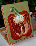 Red bell pepper ( original painting)