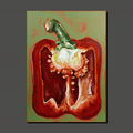 Red bell pepper (art print)