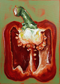 Red bell pepper ( original painting)