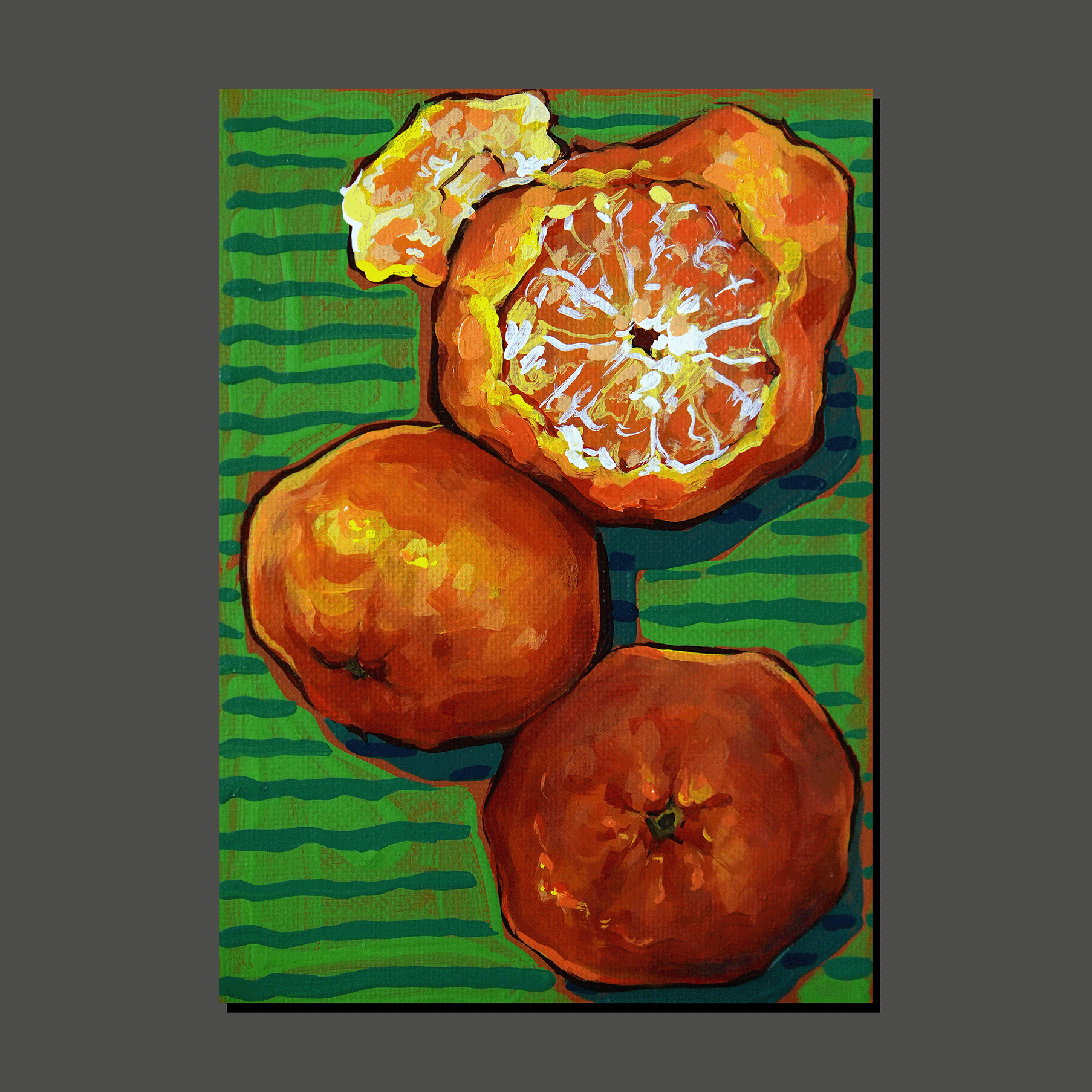 3 Tangerines (art print)