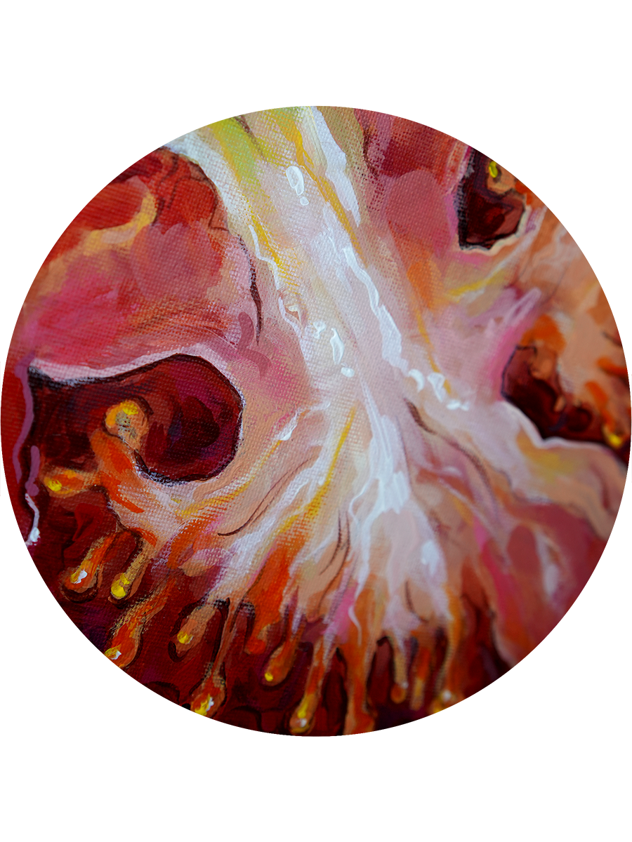 Tomato half (original painting)