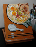 Tonkotsu ramen (original painting)